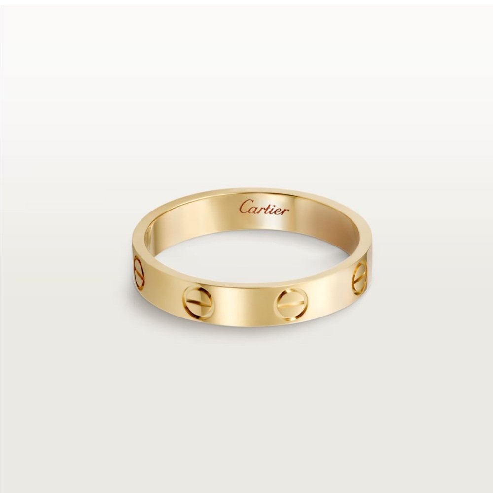 100% authentic Cartier love ring